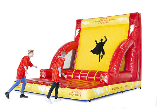 Get inflatable Shazam Velcro wall for both young and old online now. Order inflatable Velcro wall at JB Promotions UK