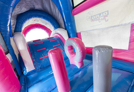 Bespoke DLRG Jugend Super Multiplay bouncy castle made at JB Promotions UK. Promotional inflatables in all shapes and sizes made at JB Promotions UK