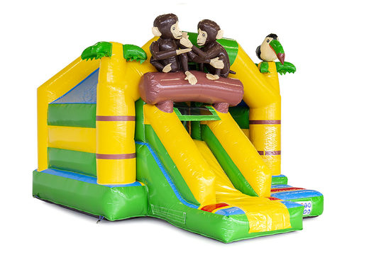Buy custom made Inflatable Rental Twente Slide Combo Jungle bouncy castle in different shapes and sizes. Promotional inflatables in all shapes and sizes made at JB Promotions UK
