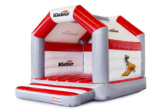 Order online a bespoke Inflatable Kleber a Frame bouncer at JB Promotions UK; specialist in inflatable advertising articles such as custom made promotional inflatables
