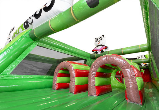 Buy custom inflatable Bambooo obstacle course for both young and old. Order inflatable obstacle courses online now at JB Promotions UK