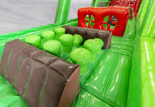 Buy inflatable Bambooo obstacle course for both young and old. Order inflatable obstacle courses online now at JB Promotions UK