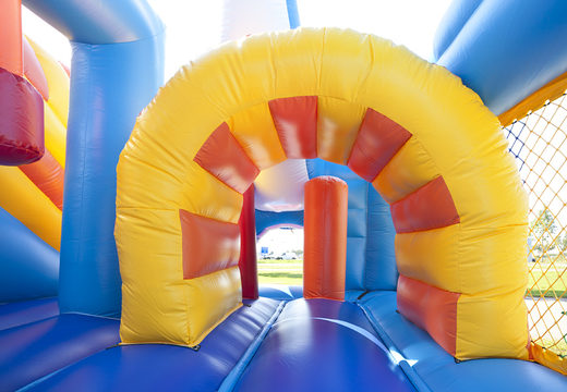 Buy a whale-themed bouncer with a slide for children. Order inflatable bouncers online at JB Inflatables UK