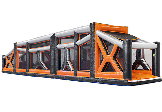 Inflatable 40-piece mega Ball Hopper obstacle course for children. Buy inflatable obstacle courses online now at JB Inflatables UK