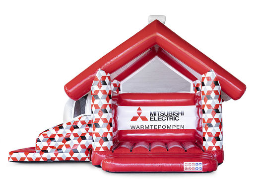 Buy promotional custom made Mitsubishi Multifun bouncy castles. Order now inflatable advertising bouncy castles in your own corporate identity at JB Inflatables UK
