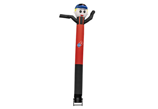 Personalized Domino's pizza skydancer made at JB Promotions UK. Order promotional Inflatable Tubes made in all shapes and sizes at JB Promotions