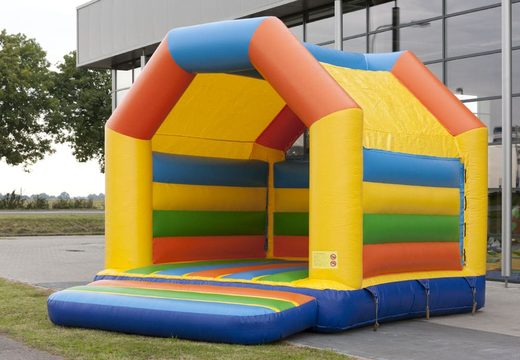 Buy a standard bouncy castle in striking colors for children. Order bouncy castles online at JB Inflatables UK