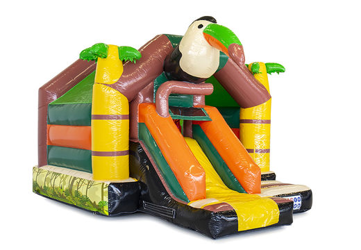 Buy inflatable slide combo amazone bouncy castle for children. Inflatable bouncy castles with slide combo for sale at JB Inflatables UK