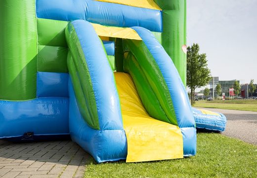 Midi farm theme multifun inflatable bouncy castle with a roof for sale at JB Inflatables UK online