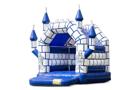 Small indoor bouncy castle in theme castle for children for sale. Available at JB Inflatables UK online