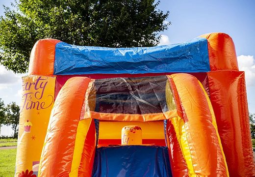 Order a small multifun bouncer covered in theme party for children. Buy bouncers online at JB Inflatables UK 