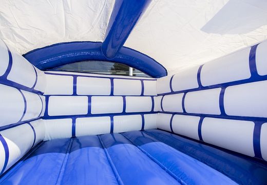 Mini-roofed castle-themed bouncy castle for kids for sale. Buy bouncy castles online at JB Inflatables UK 