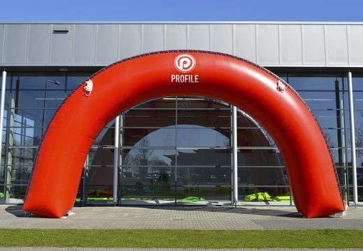 Custom made inflatable profile advertisement arch for sale at JB Promotions UK. Request a free design for an advertising inflatable arch in your own style now