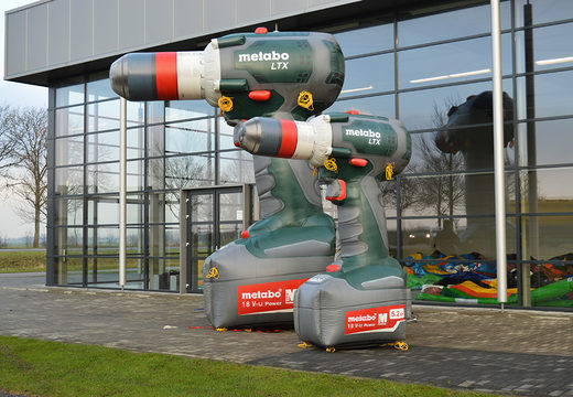 Order Metabo Drilling Machines inflatable product enlargement. Buy inflatable 3D objects now online at JB Inflatables UK
