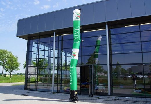 Order custom made Univé skytube inflatables at JB Inflatables UK. Request a free design for an inflatable air dancer in your own corporate identity now