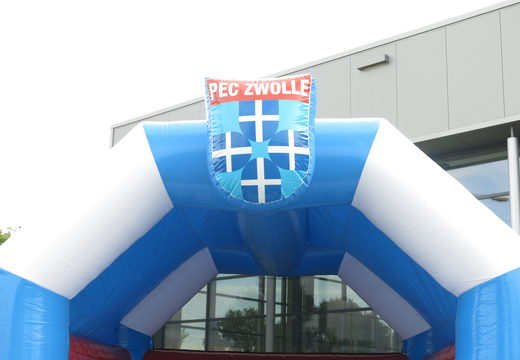 Order custom made inflatable PEC Zwolle - A-frame inflatable bouncer online at JB Promotions UK; specialist in inflatable advertising items such as custom bouncers