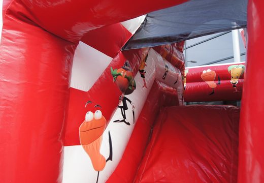 Order custom made KFC Multiplay bouncy castle at JB Promotions; UK specialist in inflatable advertising items such as custom bouncers