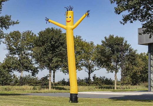 Inflatable skytube in 6 or 8 meters in yellow for sale at JB Inflatables UK. Standard skydancers & skytubes for any event are available online