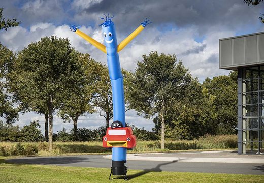Buy a 6m inflatable airdancers 3d car in blue at JB Inflatables UK. Order wacky waving inflatable man in standard colors and sizes directly online