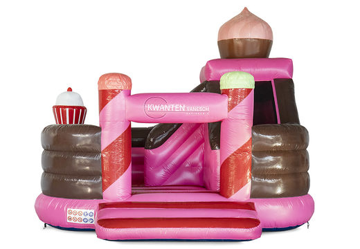 Order custom made Kwanten van Esch Funcity Pastry bouncer in your own corporate identity at JB Inflatables UK. Promotional inflatables in all shapes and sizes made at JB Promotions