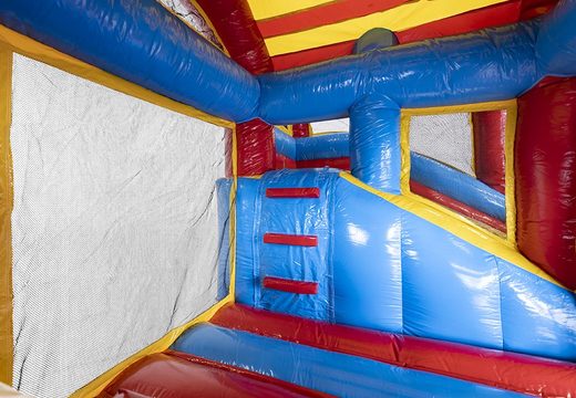 Order bespoke Inflatable Aniko Jumpy Rollercoaster bouncy castle at JB Inflatables UK. Request a free design for inflatable bouncy castles in your own corporate identity now