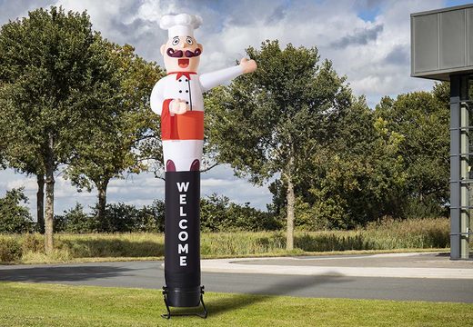 Buy the inflatable 4m high airdancer swinging cook online from JB Inflatables UK now. Order the standard inflatables skytubes for any event directly from our stock