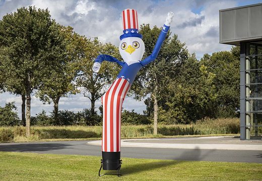 Order the inflatable 6m airdancers USA Eagle online at JB Inflatables UK; specialist in inflatable items such as sky dancers & skytubes