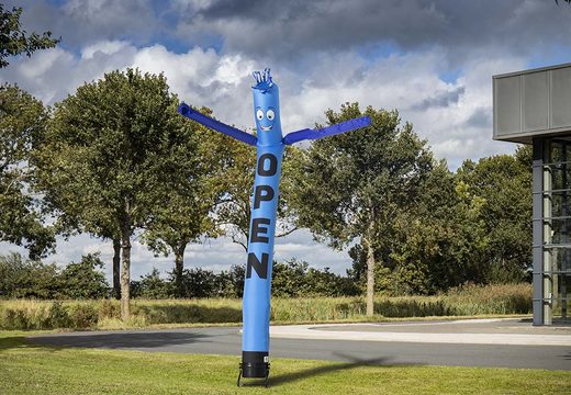 Buy the 6m inflatable airdancer open in blue at JB Inflatables UK. Order the standard inflatables tubes online now for every event