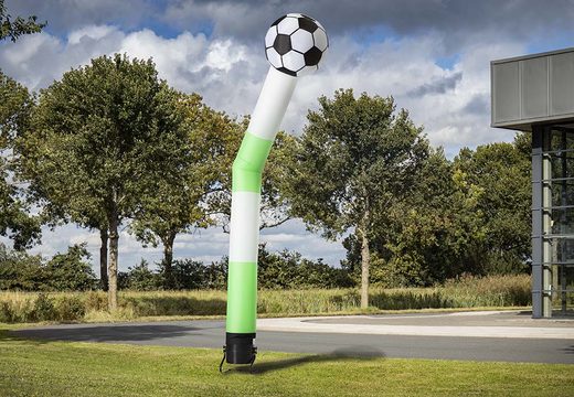 Buy the 6m skytube with 3d ball in white green online at JB Inflatables UK. All standard inflatable air dancers are delivered super fast
