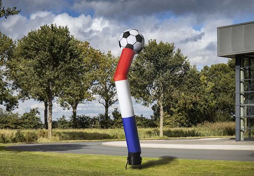 Buy the 6m airdancer with 3d ball in red white blue online now at JB Inflatables UK. All standard inflatable skydancers are delivered very fast