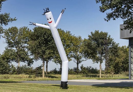 Standard inflatable airdancers in 6 or 8 meter  in white for sale at JB Inflatables UK. Order inflatable airdancers in standard colors and dimensions directly online