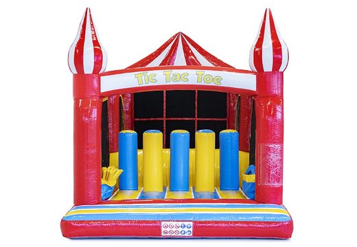 Order bouncy castle with obstacle course and tic tac toe game for kids. Buy inflatable bouncy castles online at JB Inflatables UK