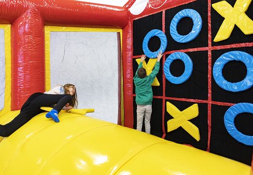 Buy bouncer with obstacle course and tic tac toe game for kids. Order inflatable bouncers online at JB Inflatables UK