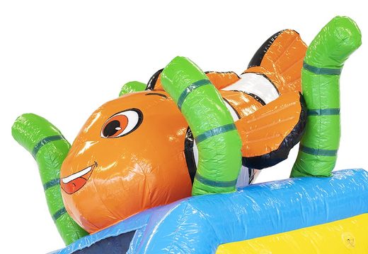 Order a waterslide bouncy castle in a seaworld theme at JB Inflatables UK. Buy bouncy castles online at JB Inflatables UK