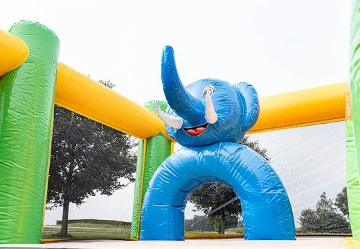 Mega inflatable jungle bouncer for children. Order bouncers online at JB Inflatables UK