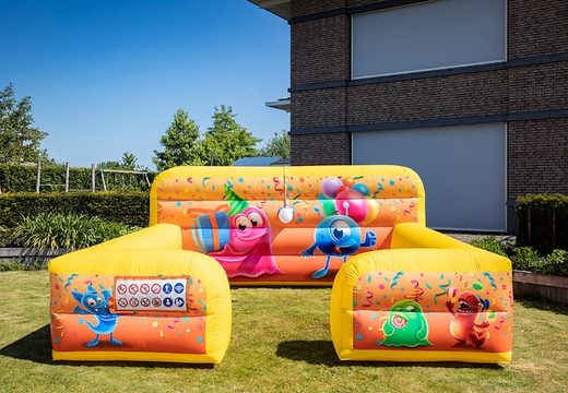 Opblaasbaar open bubble boarding springkussen met schuim te koop in thema party feest voor kids