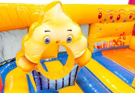 Order a multifunctional bouncer with a theme party with a slide for kids. Buy bouncers online at JB Inflatables UK
