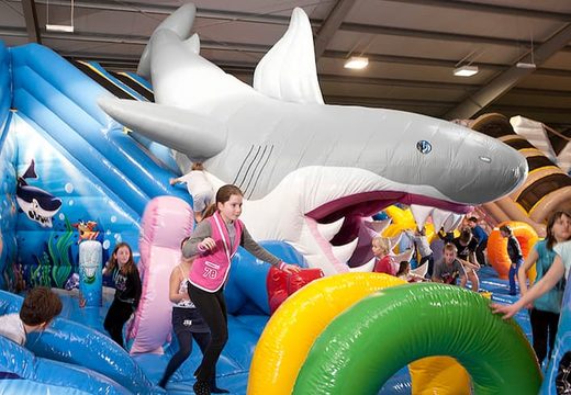 Buy the largest inflatable bouncer in Europe in the theme jungle, animals and seaworld with slides, climbing towers. Order 3D objects, obstacles and obstacle courses for children. Buy bouncers online at JB Inflatables  UK