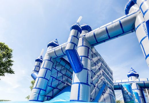 Order indoor castle bouncy castle with a slide for children. Buy bouncy castles online at JB Inflatables UK