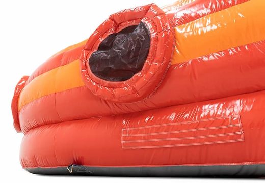 Buy Playfun crawl tunnel bouncer in fire department theme for children. Order bouncers online at JB Inflatables UK