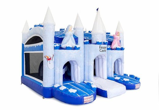 Order Multiplay XXL Ice bouncy castle in a unique design and a slide for children. Buy inflatables online at JB Inflatables UK