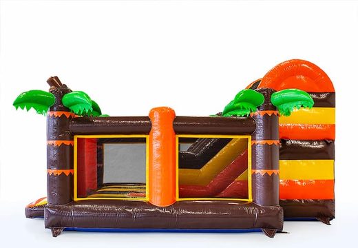 Buy inflatables slidebox pirate themed bouncer with a slide for children. Order inflatable bouncers online at JB Inflatables UK