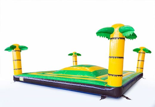 Play mountain open bouncer in jungle theme for children. Buy bouncers online at JB Inflatables UK