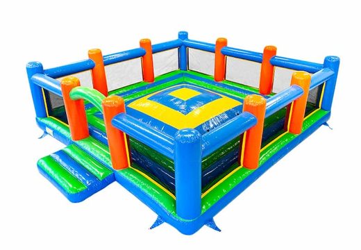Buy large inflatable open standard play mountain bouncy castle with walls for children. Order bouncy castles online at JB Inflatables UK