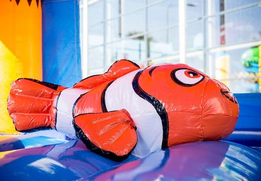 Order inflatable multifun bouncer with roof in theme nemo for children at JB Inflatables UK. Buy bouncers online at JB Inflatables UK