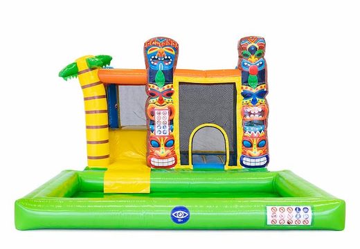 Buy Hawaii themed inflatable multiplay bouncer with or without a bath for children at JB Inflatables UK. Order inflatable bouncers online at JB Inflatables UK