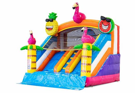 Order a multifunctional flamingo bouncy castle from JB Inflatables UK. Buy bouncy castles online at JB Inflatables UK