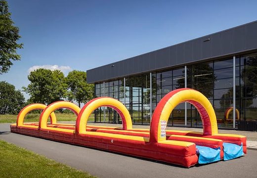 Get your inflatable double tubular slide 20m for kids. Order inflatable belly slides now online at JB Inflatables UK