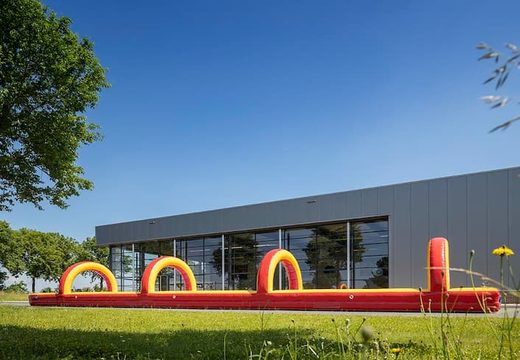 Buy 20 meters long inflatable double tube slide. Order inflatable belly slides now online at JB Inflatables UK