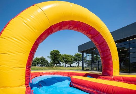 Order inflatable double slide slide 20m online for your kids. Buy inflatable belly slides now online at JB Inflatables UK